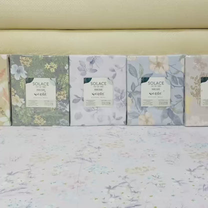 SOLACE PRINT JAQUARD King Size Jointless Bedsheet
