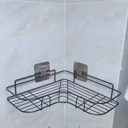 SELF-ADHESIVE SHOWER CORNER STAND (Waterproof & Rustproof)