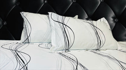 WHITE RIVER KING-SIZE COTTON BEDSHEET