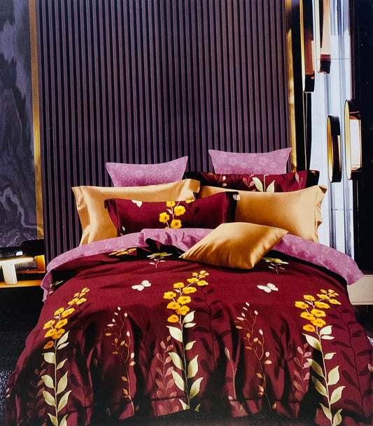 CARRIBEAN AC Set (Comforter + Sheet + Pillow covers)