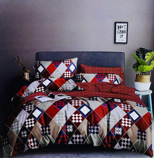 CARRIBEAN AC Set (Comforter + Sheet + Pillow covers)