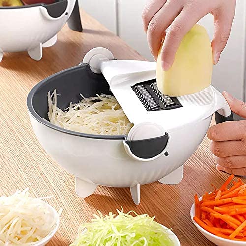 Vegetable Chopper with Drain Basket