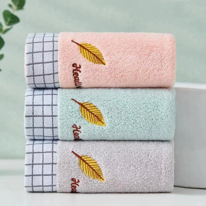 MIRAKI COTTON TOWELS (BATH AND HAND TOWELS) (Peach)