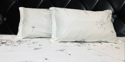 WHITE RIVER KING-SIZE COTTON BEDSHEET