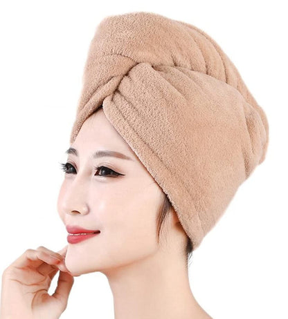 Microfiber Hair Towel Wrap (Ultra-Absorbing)