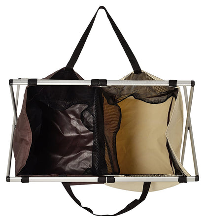 Dark-Light Laundry Basket (2 Sections)