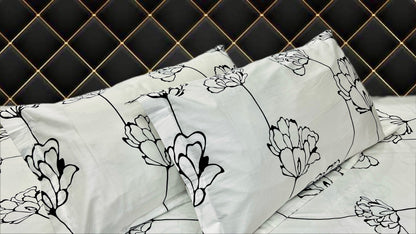 WHITE RIVER KING-SIZE COTTON BEDSHEET
