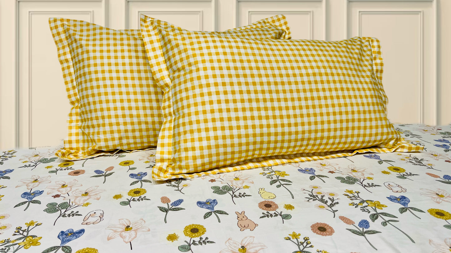 LILAC KING Cotton Bedsheet