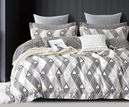 MATRIX KING Bedsheet (with 4 Pillow covers)