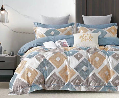 MATRIX KING Bedsheet (with 4 Pillow covers)