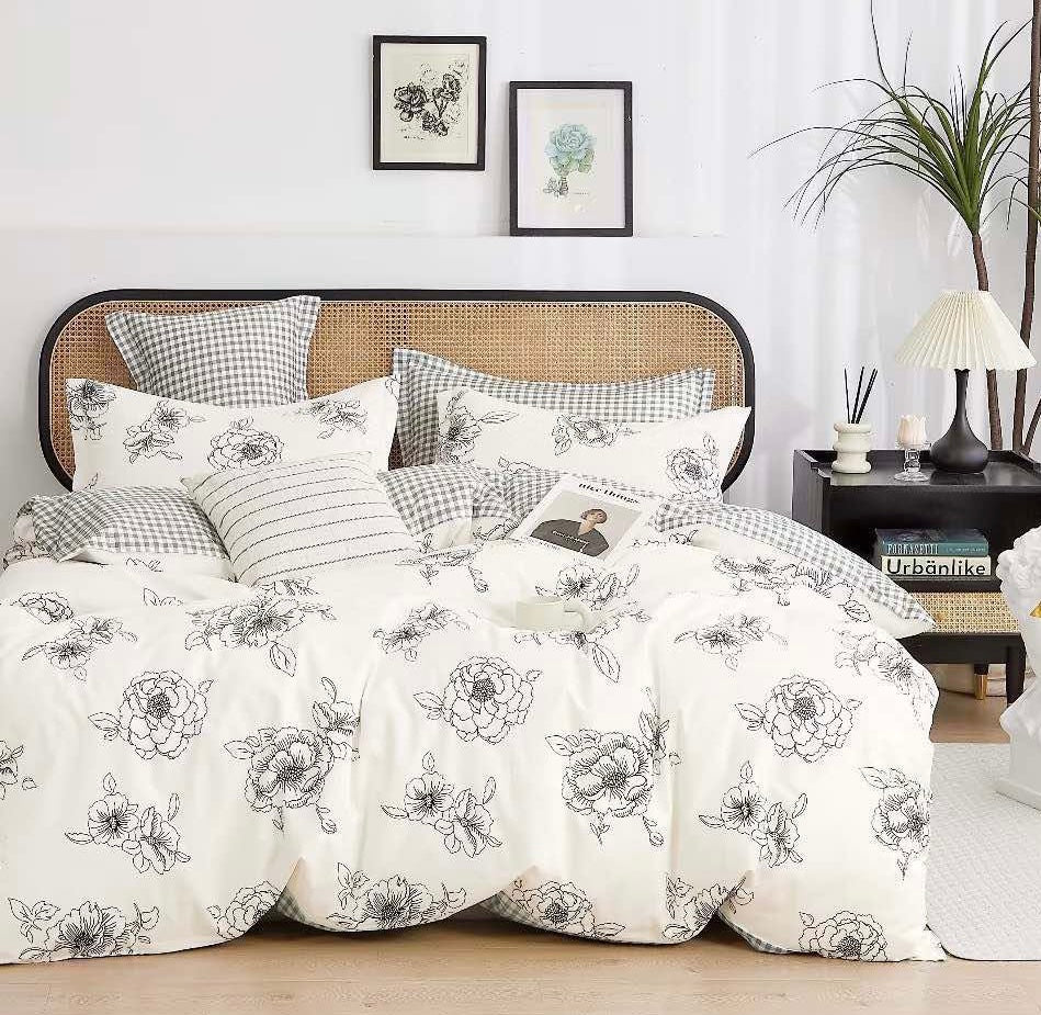 LILAC KING Cotton Bedsheet