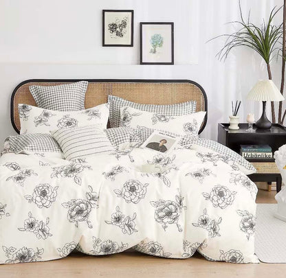 LILAC KING Cotton Bedsheet