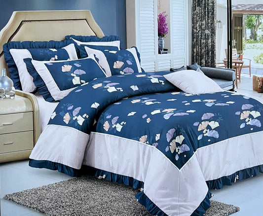 FORBED KING Bedsheet (with Frill Pillows)