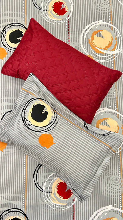 CASTELLO KING Bedsheet (4 Pillow covers)