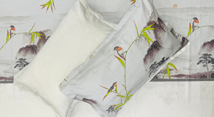 WHITE RIVER King Cotton Bedsheet
