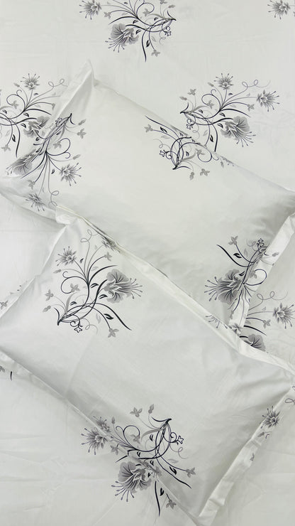 WHITE RIVER King Cotton Bedsheet