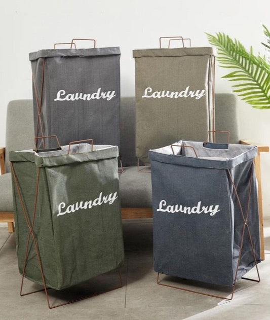 FOLDABLE LAUNDRY BASKET