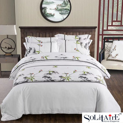 WHITE RIVER King Cotton Bedsheet